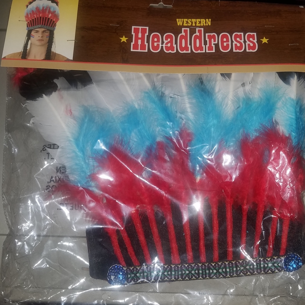 Men's XXL Indian Halloween Costume